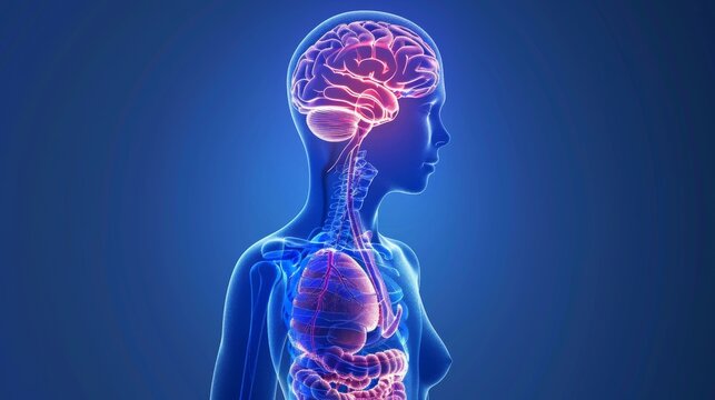 Anatomy of the female brain based on x-rays