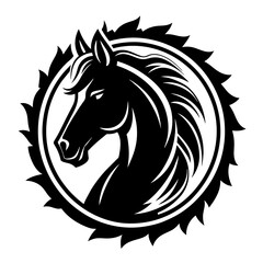 black-horse-logo--silhouette-of-the-black-horse-ag