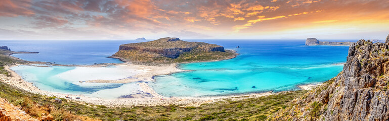 Balos Beach, Insel Kreta, Griechenland  - obrazy, fototapety, plakaty