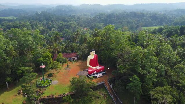 srilanka buddha, jungle, Kaduruduwa Buddha Statue