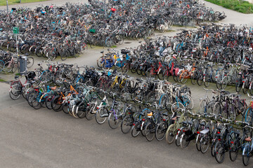Fahrradstation in Amsterdam, Sloterdijk