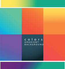 Fototapeta premium Gradient Background design.Vector Illustration 