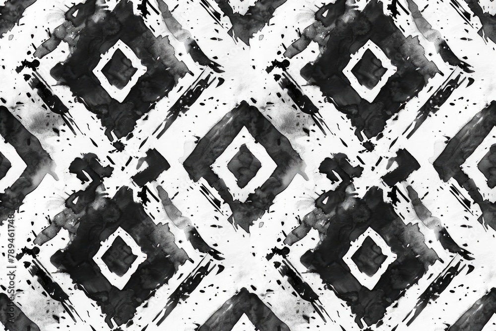 Poster black and white photo of a pattern, suitable for various design projects