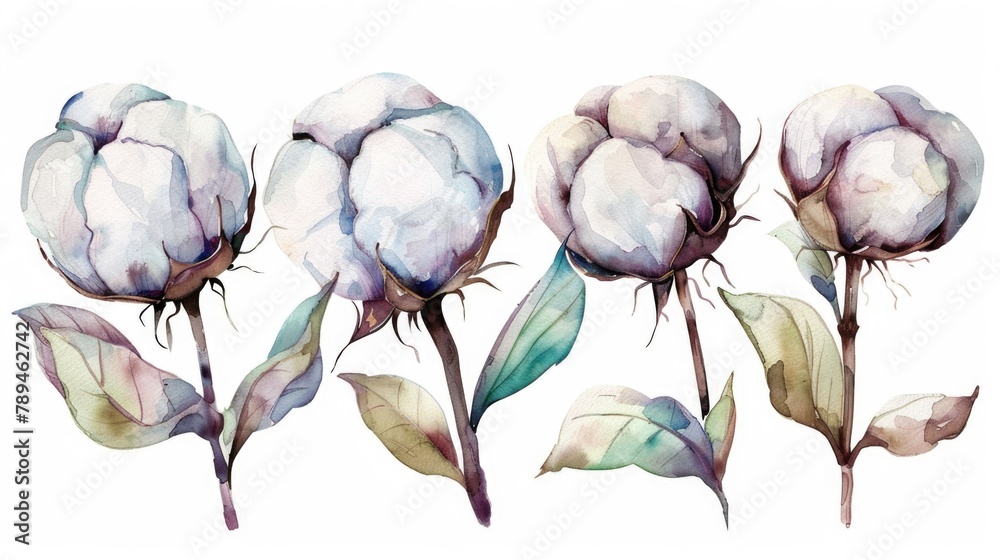 Poster vibrant bunch of flowers on a clean white backdrop. ideal for various design projects
