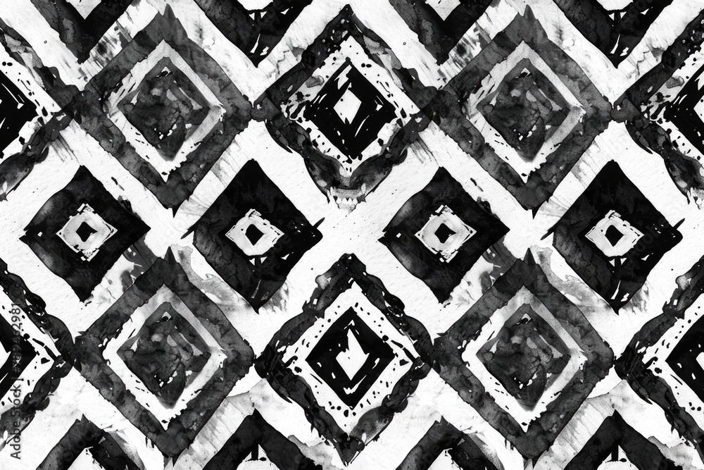 Poster a black and white photo featuring a pattern of squares. ideal for graphic design projects