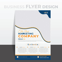 Creative Flyer Design, vector design template.