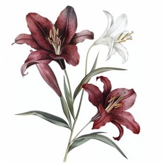 Lily against bright background