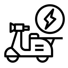 motorbike,electronics,charging,transportation,ecology,electric bike,electric motor.svg