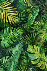 Obraz premium Detailed close up of green leaves, perfect for nature backgrounds