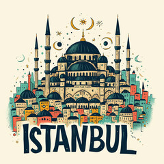 Logo Istanbul is a city with a beautiful architecture and a rich history. It is a popular tourist destination and a cultural hub