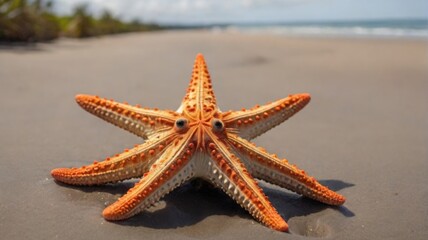 starfish on the sand - 789484124