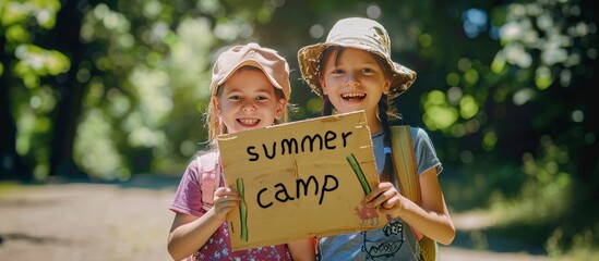 smiling children at summer camp