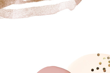Fototapeta premium Abstract dull pink png with glitter