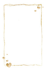 Obraz premium Png gold frame abstract background