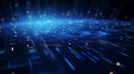 Background realistic abstract technology particle, generative AI