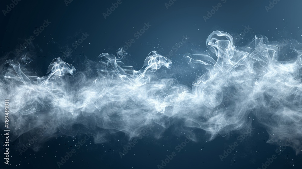 Poster an isolated white modern cloudiness, smog or mist background with a fog or smoke special effect. thi