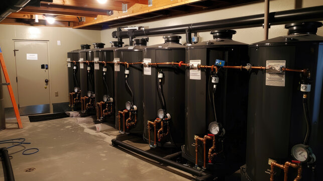 Green Energy Solutions, Geothermal Heating and Cooling Setup in Community Facility