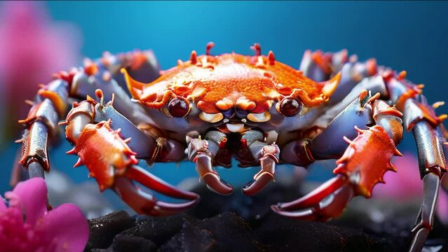 sea crab macrophoto