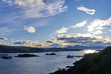 Schottische Bucht Isle of Skye