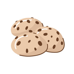 Gingerbread cookies bakery product. Vector illustration	
