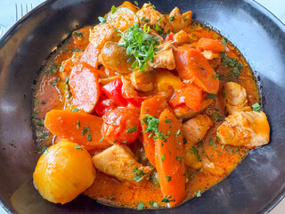 AUSTRIAN STEW WITH POTATOES AND CARROTS