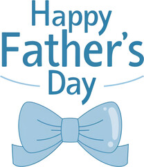 A simple for "Happy Father's Day" with the text in blue