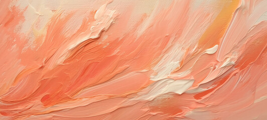 Peach Painted Texture Closeup for Design