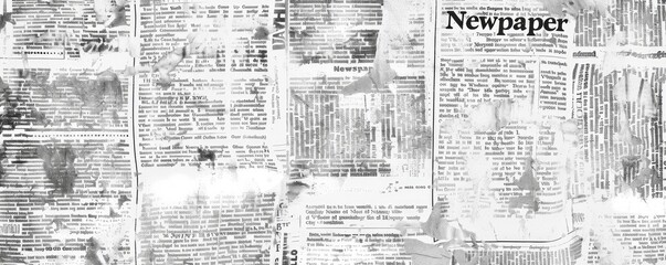 A classic grunge news paper pattern mixed with a newspaper texture backdrop
