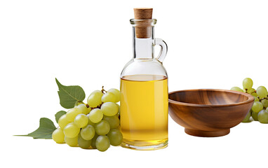 Grape seed Oil Bottle Transparent