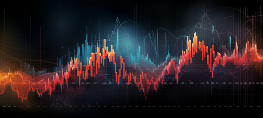 Abstract Stock Market Data Visualization