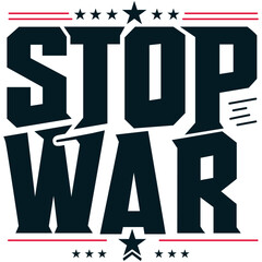 Stop war a call for a peaceful world.