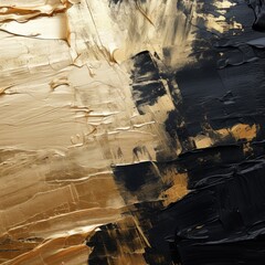 Abstract artistic background. Golden texture. Freehand oil painting. Oil on canvas. Brushstrokes of paint. modern Art. Prints, wallpapers, posters, cards, murals, rugs, hangings, prints - obrazy, fototapety, plakaty