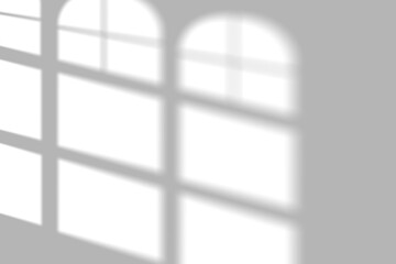 PNG curved window shadow design element