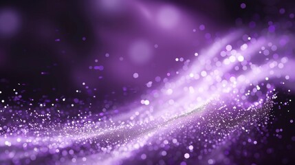 Mesmerizing Purple Cosmic Space with Radiant Light Rays