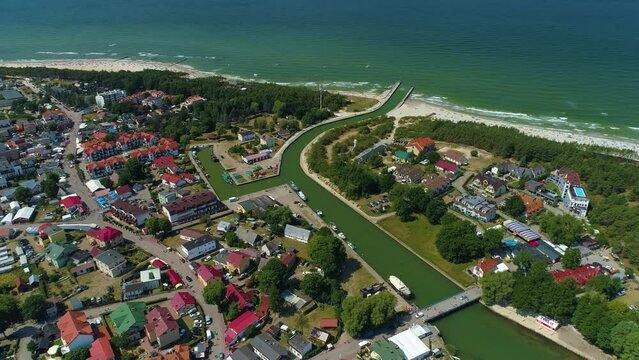 Beautiful Landscape Rowy Piekny Krajobraz Aerial View Poland