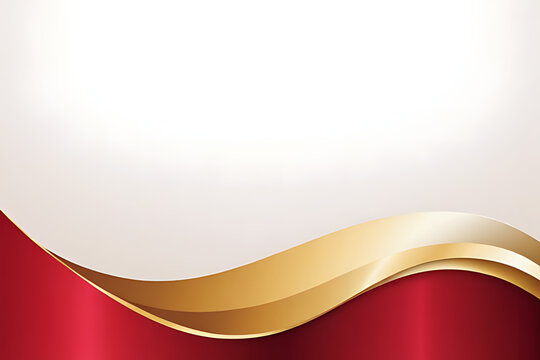 Fluid abstract background with colorful gradient. Abstract red wave illustration of modern movement.