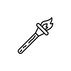 Trochlight icon design with white background stock illustration