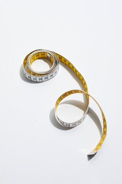 Measuring tape symbolizing numerical data, counting, measuring, data