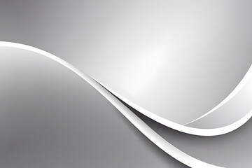 Fluid abstract background with colorful gradient. Abstract gray wave illustration of modern movement.