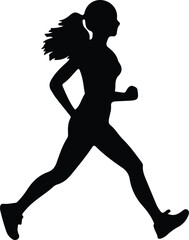 jog silhouette