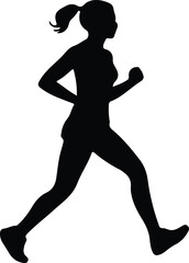 jog silhouette