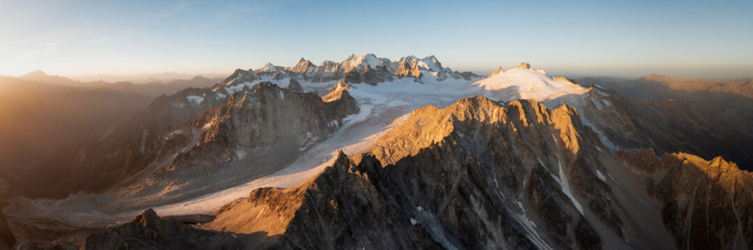 Orny Glacier Plateau de Trient Icefield Mont Blanc Massif Champe