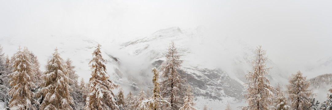Zermatt Valais Valley Switzerland Winer Snow