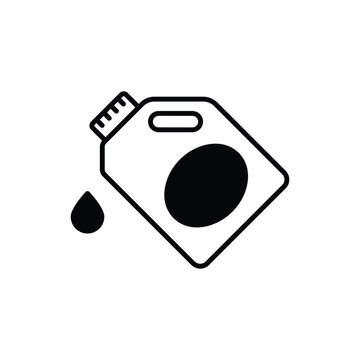 Oil icon design with white background stock illustration