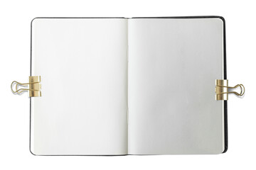 Pages png journal mockup on transparent background