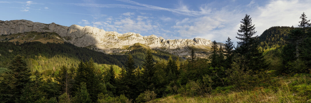 Vercors mountain valley France Alps