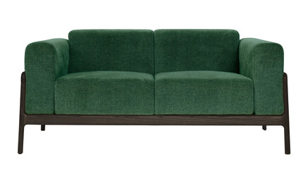 Mid century modern sofa png mockup living room furniture