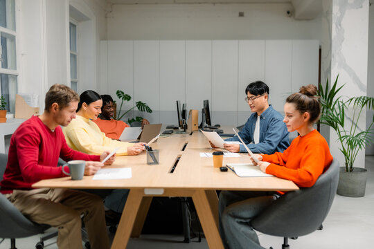 Meeting in the office
