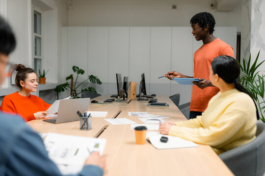Meeting in the office