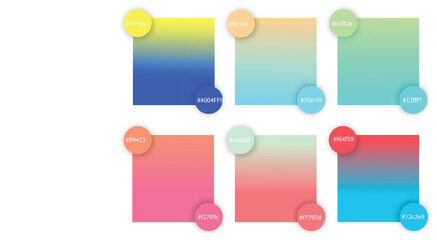 Obraz premium Minimalist Modern Gradient Background Colorful Style 